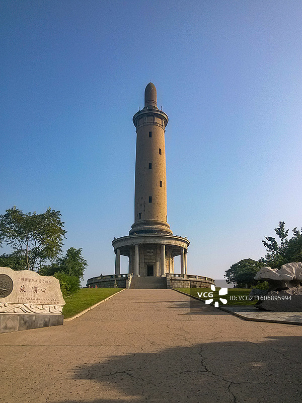 辽宁旅顺白玉山塔图片素材