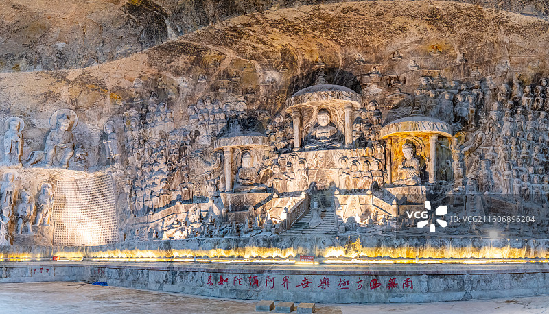 顺昌合掌岩风景区 合掌岩石窟图片素材
