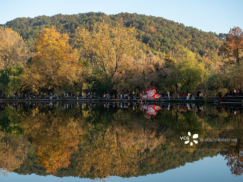 宏村南湖图片素材