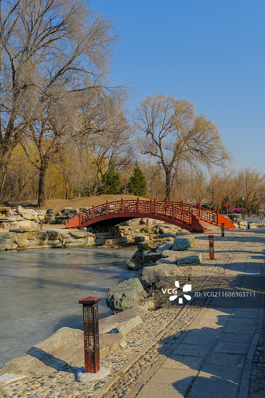 北京圆明园遗址公园-绮春园景区图片素材