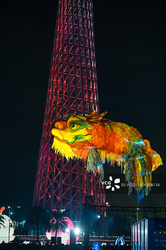 鱼跃羊城，光绘广州图片素材