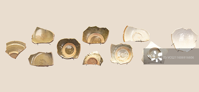 金溪窑陶瓷残片江西省抚州市金溪县 故宫博物院图片素材