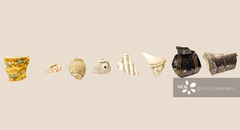 河南省鲁山窑窑址瓷片 平顶山市鲁山县段店村 故宫博物院图片素材