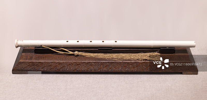 德化窑白釉箫 明（1368~1644年）晚期 故宫博物院图片素材