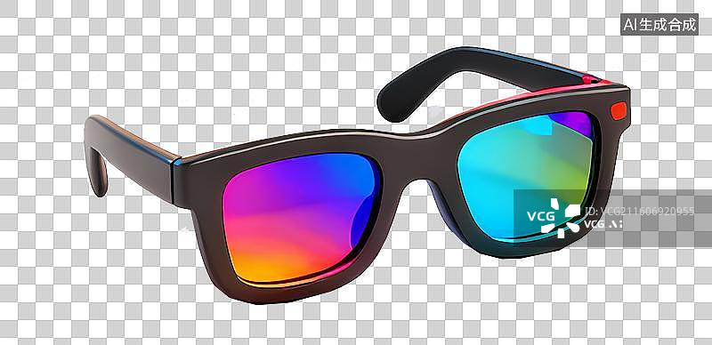 【AI数字艺术】免扣时尚太阳镜眼镜元素图片素材