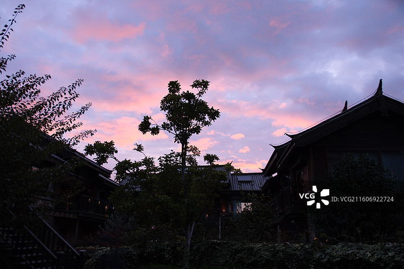 丽江古城 玉湖村 墅家酒店 云南图片素材