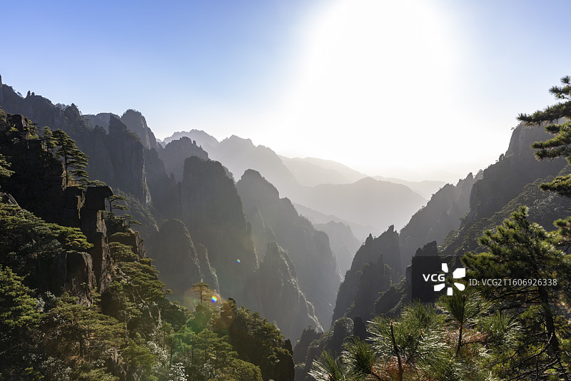 安徽黄山西海大峡谷图片素材