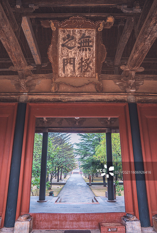 山西芮城永乐宫建筑与壁画图片素材