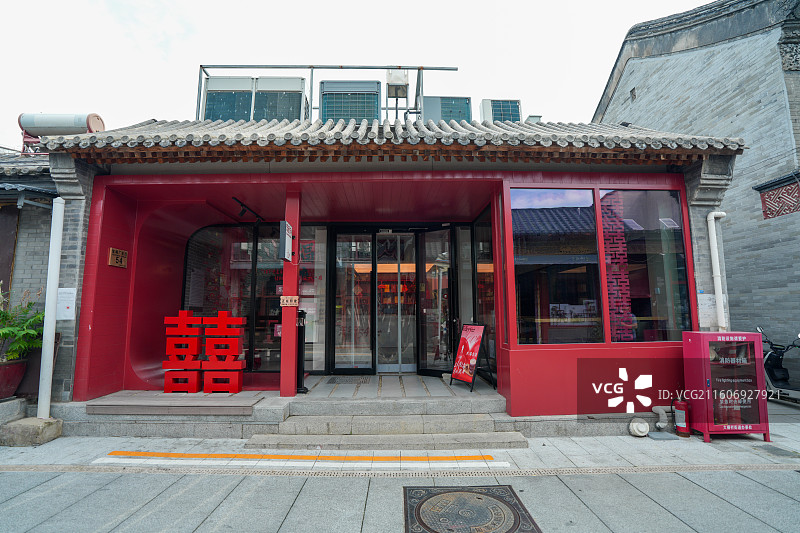 北京传统文化街琉璃厂图片素材