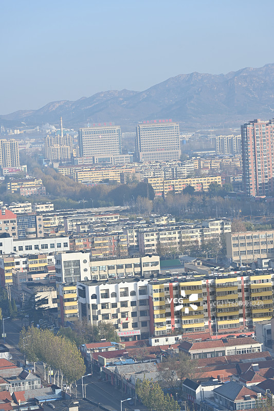 山东烟台招远市城市风光图片素材