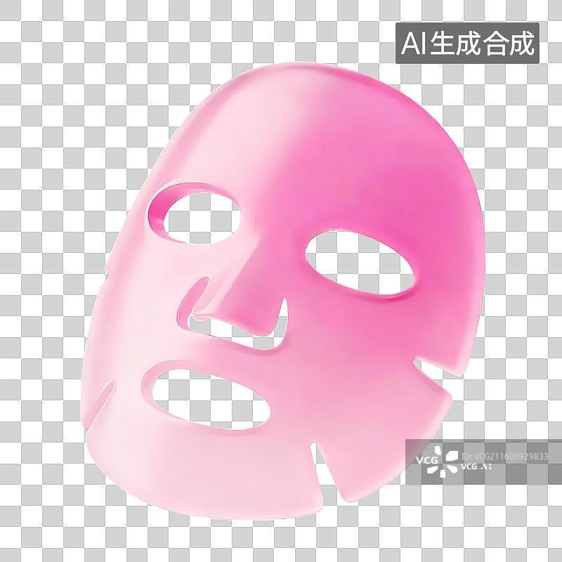 【AI数字艺术】3d卡通医美护肤品美容面膜图片素材