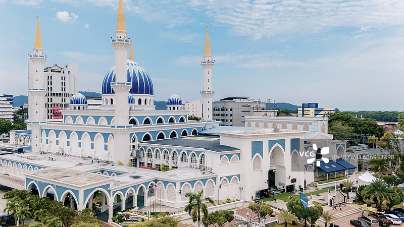 关丹街道和海龟沙滩图片素材