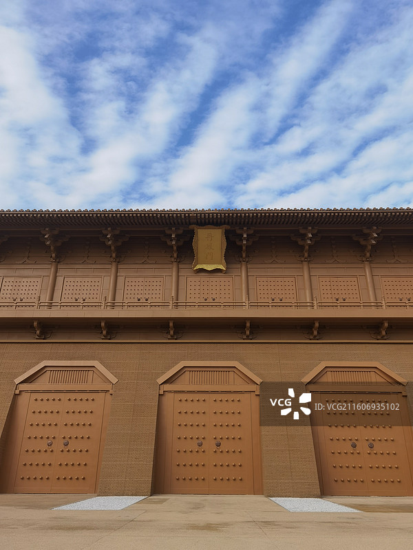 陕西省西安市西安大明宫遗址丹凤门图片素材