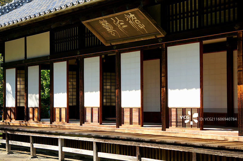 日本茨城县水户市，水户藩校弘道馆图片素材