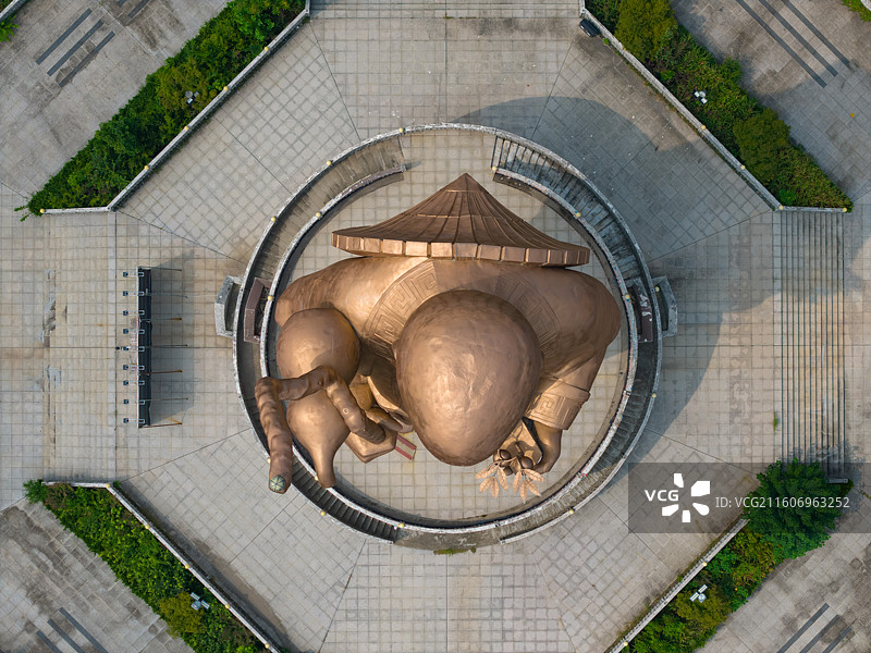 江苏省南通市，如皋市，如城街道，东方大寿星园，寿星公图片素材