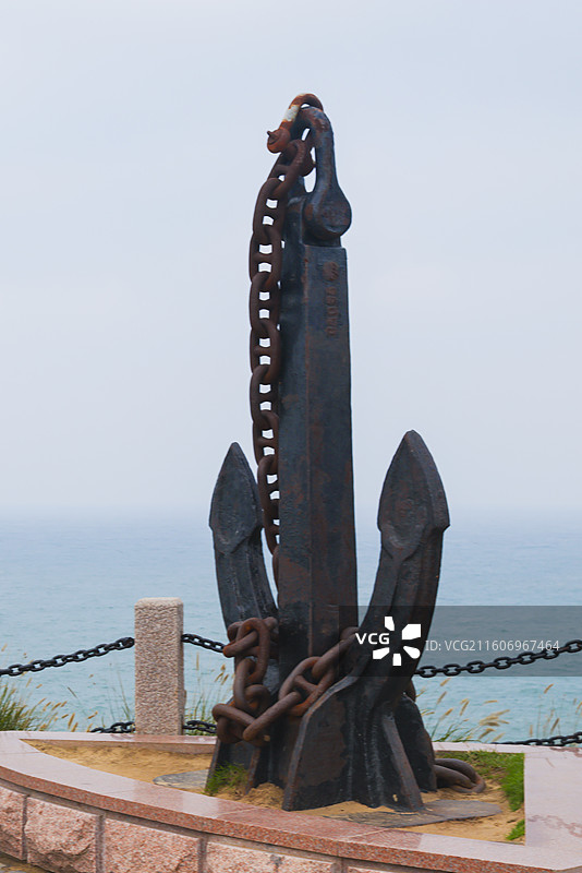 山东威海刘公岛海滩风光和甲午战争纪念遗址及博物馆组图图片素材