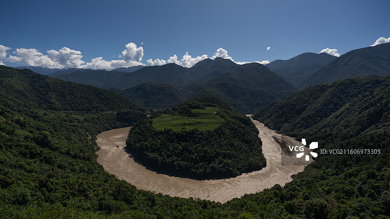 果果塘大拐弯图片素材