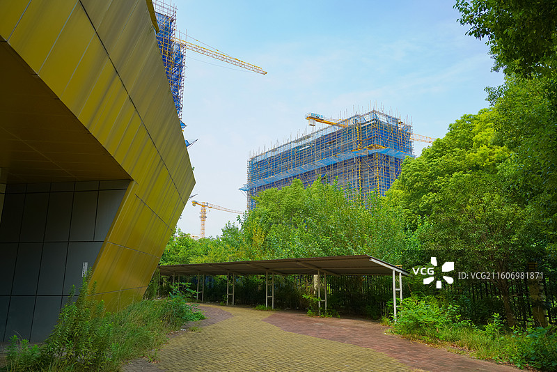 江苏省南通市，如皋市，如城街道，东方大寿星园图片素材