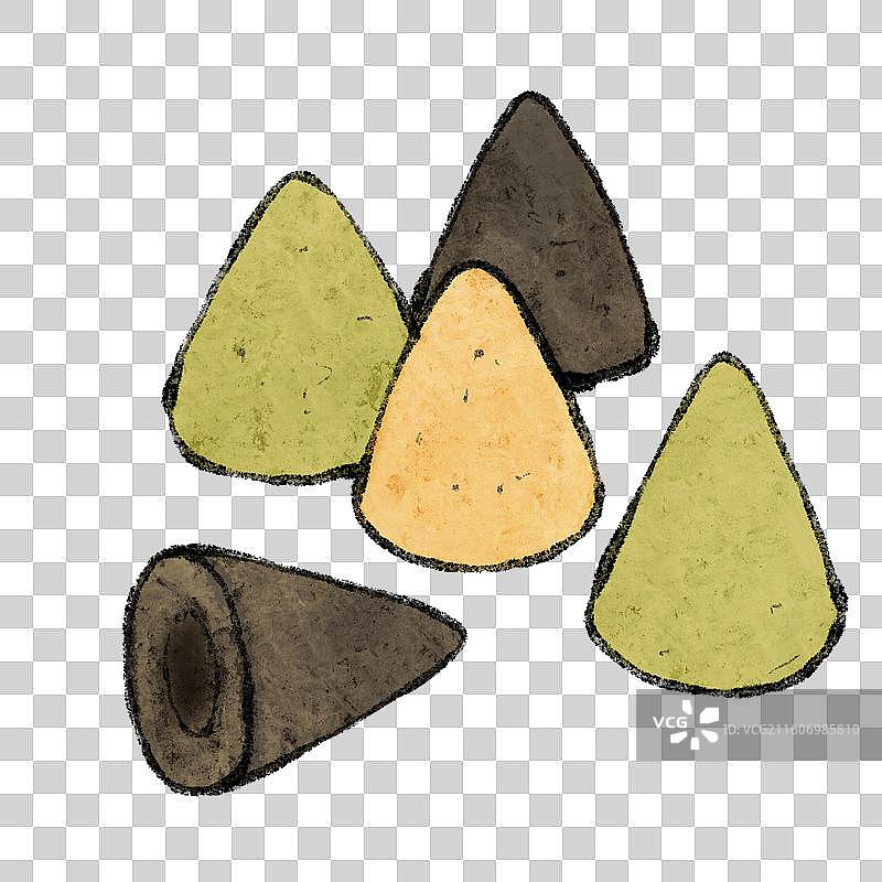 河北美食插画-薛家窝头图片素材