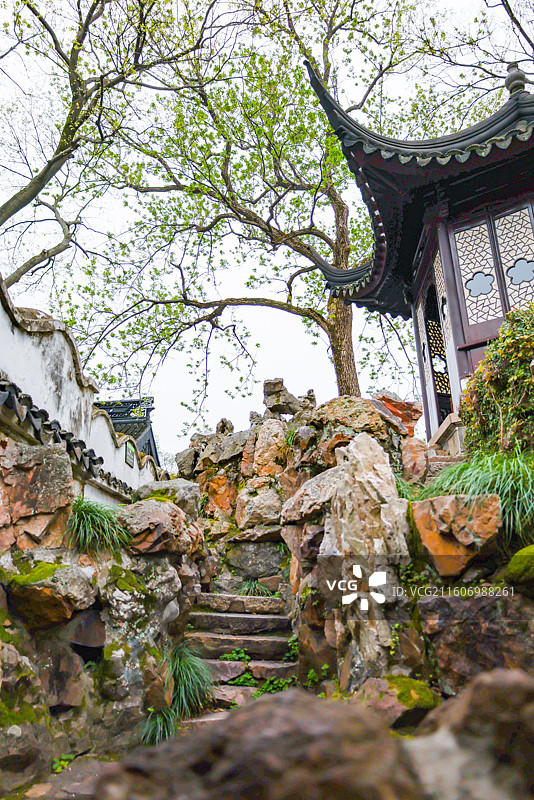 苏州园林拙政园春天风光组图图片素材