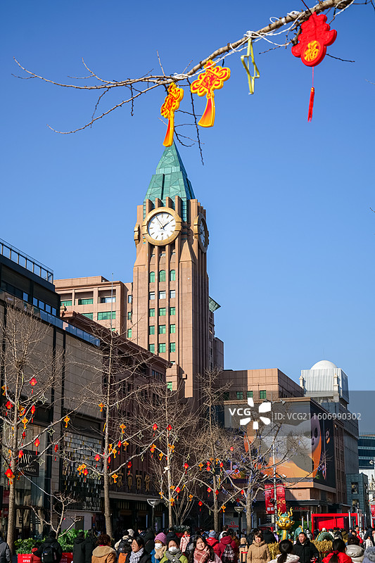 北京市百货大楼图片素材