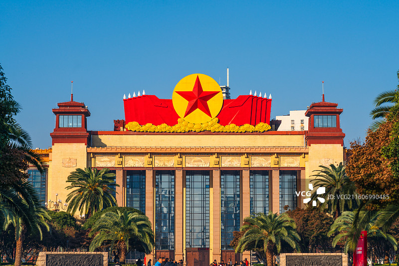 江西省南昌市江西省美术馆庄严建筑外立面图片素材