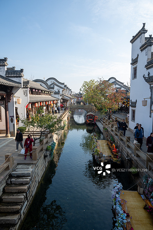城市古镇风光图片素材
