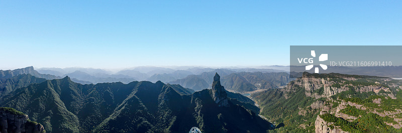 浙江神仙居，壮丽山川全景图图片素材