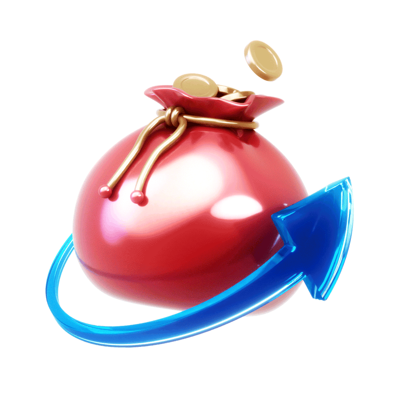 3D渲染的商务图标图片素材