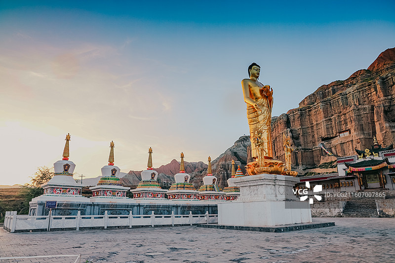 尖扎拉茂智合寺图片素材