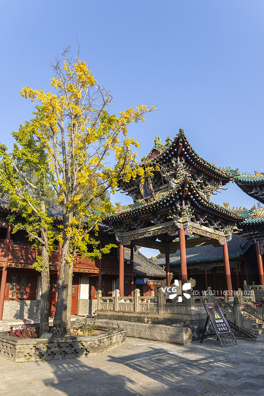 山东省枣庄市台儿庄古城关帝庙摄影图片图片素材