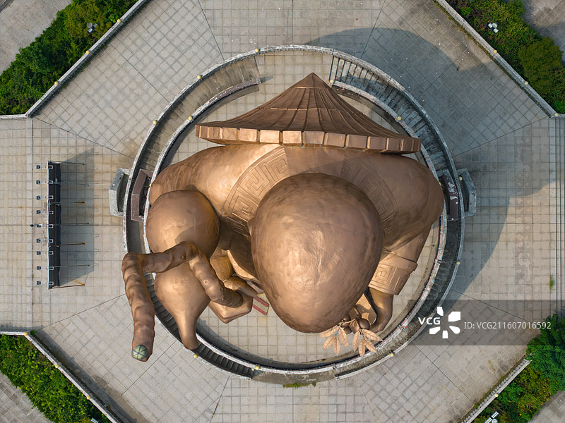 江苏省南通市，如皋市，如城街道，东方大寿星园，寿星公图片素材