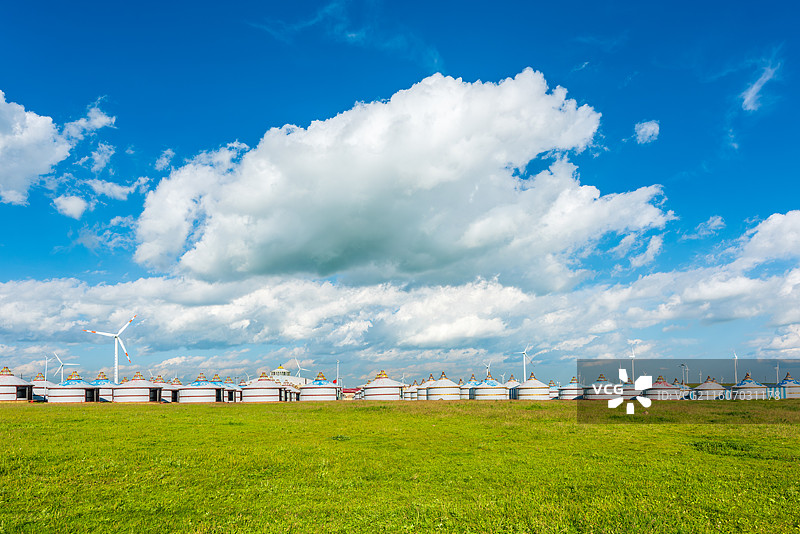 内蒙古乌兰察布大草原-新能源图片素材