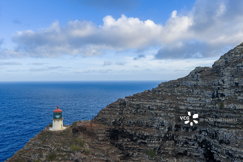 美国夏威夷东岸，海岛日落图片素材