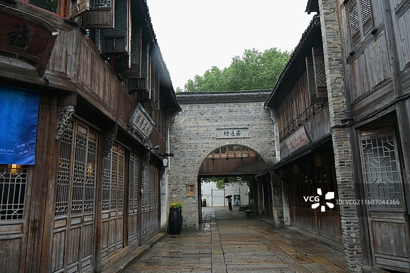乌镇秋天古建筑水乡摄影图片素材