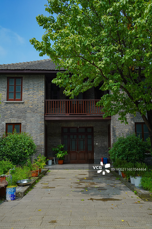 江苏省扬州市，广陵区，便益门大街，基督教神在堂图片素材