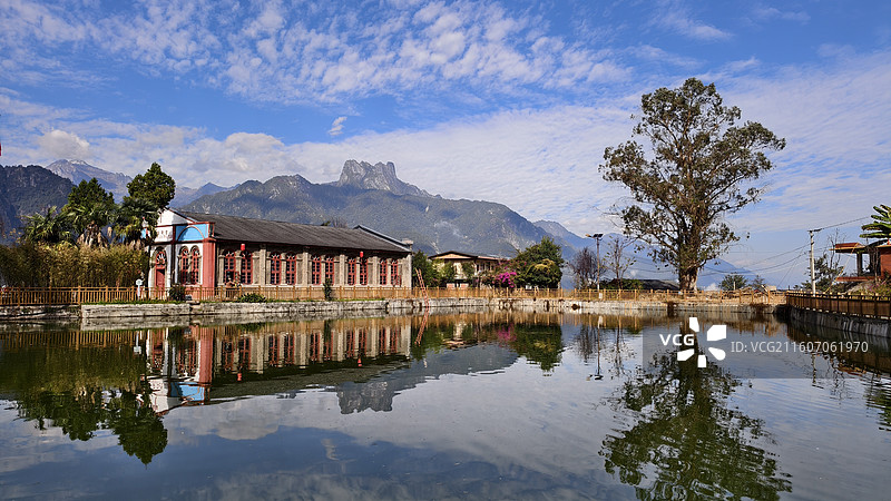 云南老姆登教堂图片素材