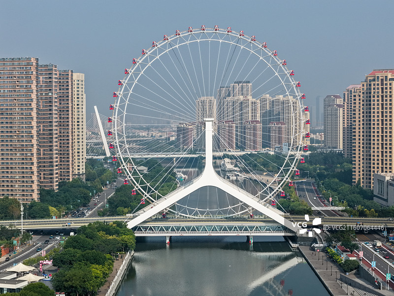 天津之眼摩天轮图片素材