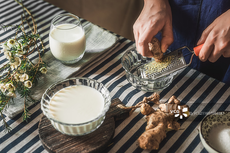 姜撞奶图片素材