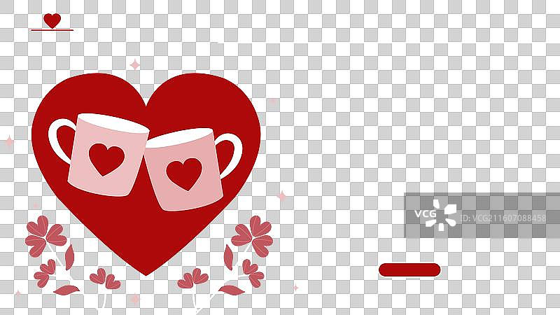 情人节落地页模板图片素材