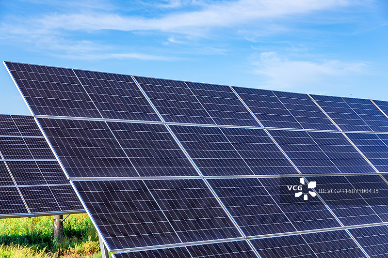 黑龙江大庆光伏实证基地光伏电站与电力设备图片素材