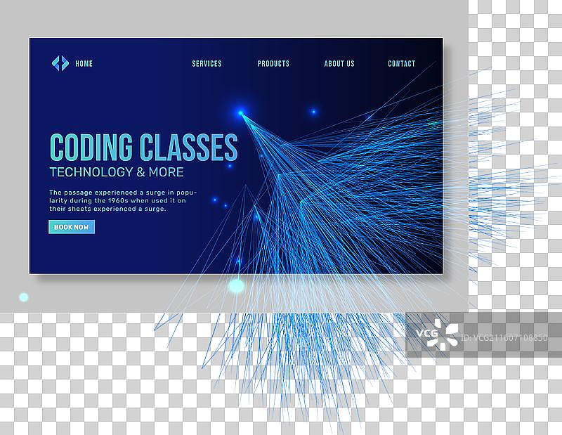 科技与未来登陆页面图片素材