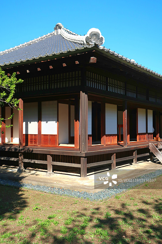 日本茨城县水户市，水户藩校弘道馆图片素材