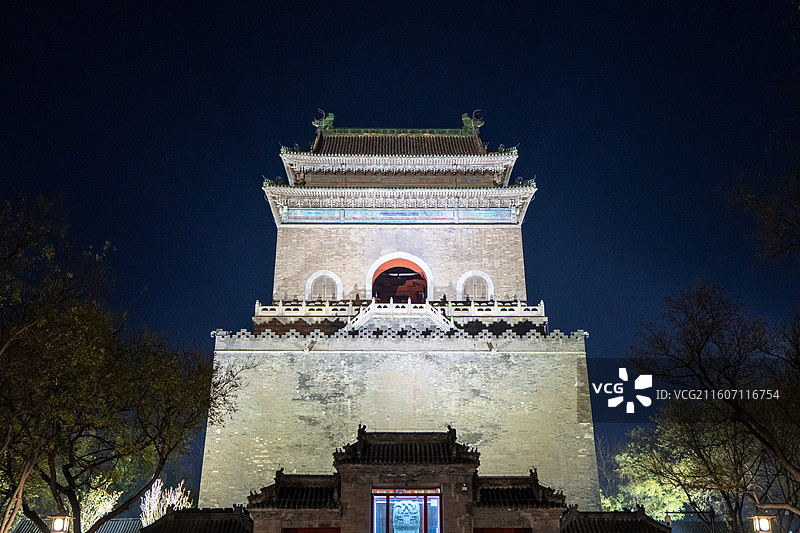 北京钟楼图片素材