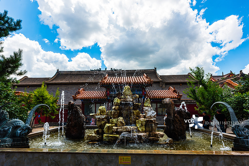 内蒙古呼和浩特-塞上老街-大召寺图片素材