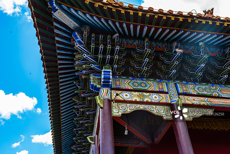 内蒙古呼和浩特-塞上老街-大召寺图片素材