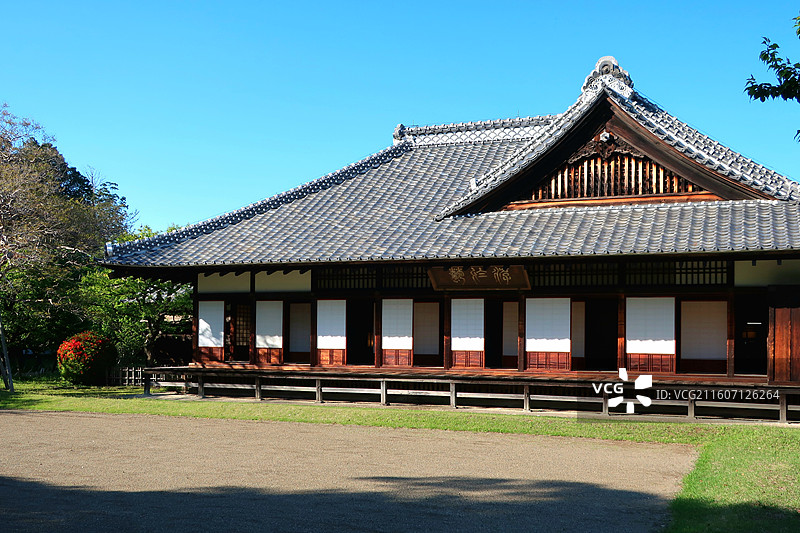日本茨城县水户市，水户藩校弘道馆图片素材