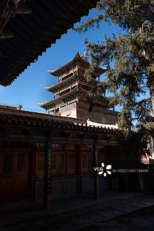 青海贵德玉皇阁图片素材