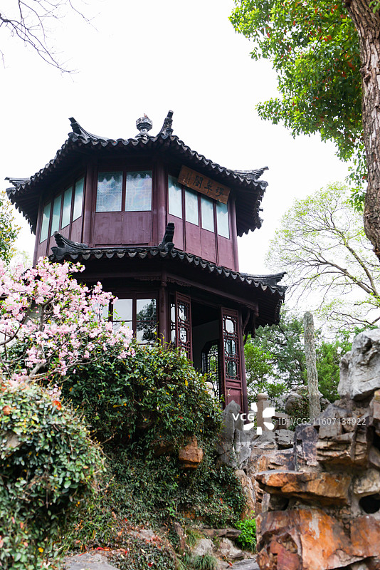 苏州园林拙政园春天风光组图图片素材