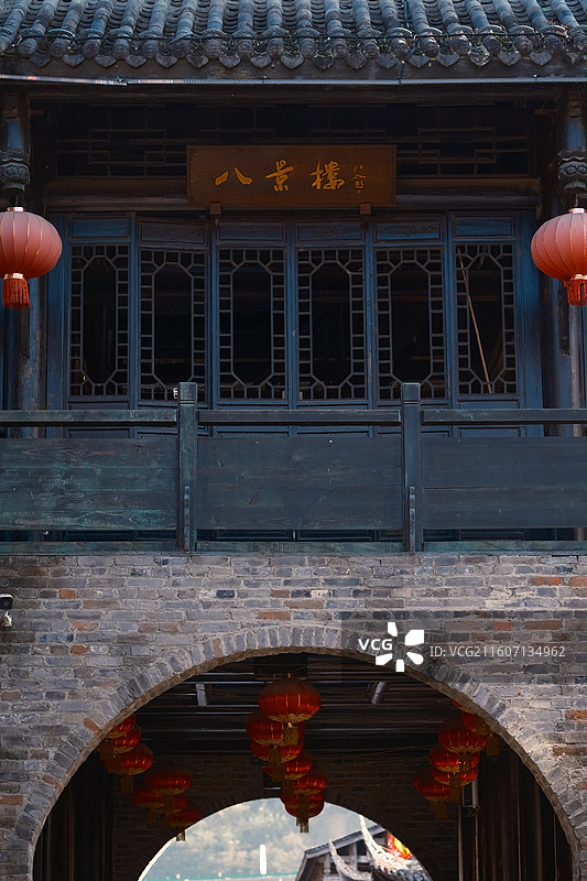 广元市青川县青溪古城图片素材